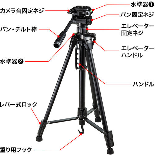 SANWA 멀티 스탠드(3단 타입) DG-CAM21 1개