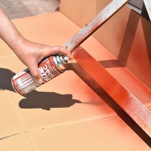 ATOM PAINT Oil-based Matte Rust Prevention Spray 400ml Red Rust 00001-02761 1 bottle