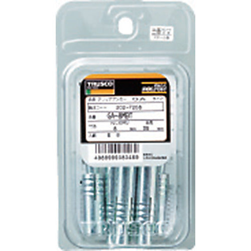 TRUSCO グリップアンカー スチール W1/2X50 4本入 (コンクリート用アンカー/本体打込み式) GA-40BT 1 PK