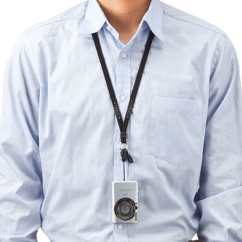 SANWA Neck Strap (10mm width) DG-ST16BK 1 piece