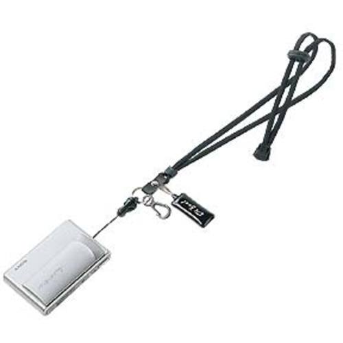 SANWA Neck Strap (Round Cord, Black) DG-ST8BK 1 pc