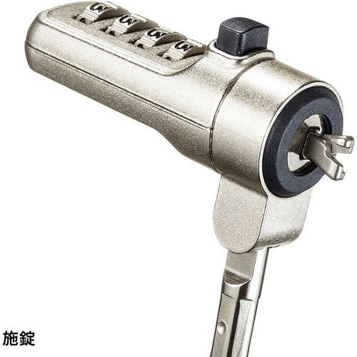 SANWA 소형 보안 슬롯 대응 다이얼식 보안 SLE-36S 1개