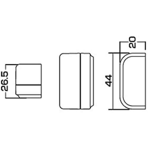 SANWA 15Aコンセントバー用防塵カバー TAP-MZ6525 1 本