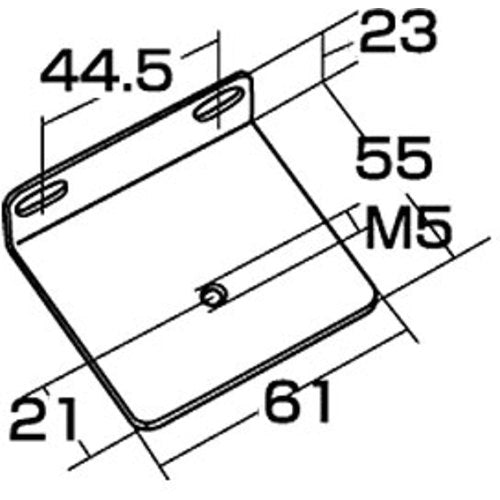 SANWA Rack Mounting Bracket for Outlet Bar TAP-MRSET 1 piece