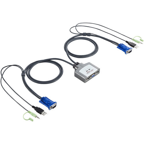 SANWA PC 자동 전환기(2:1) SW-KVM2AUUN 1개