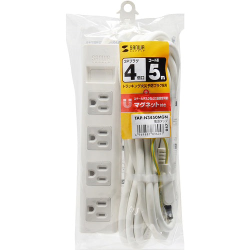 SANWA Power Tap TAP-N3450MGN 1 piece