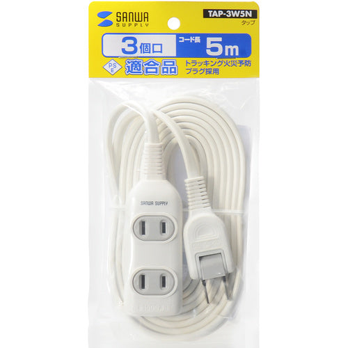 SANWA 전원 탭 TAP-3W5N 1개