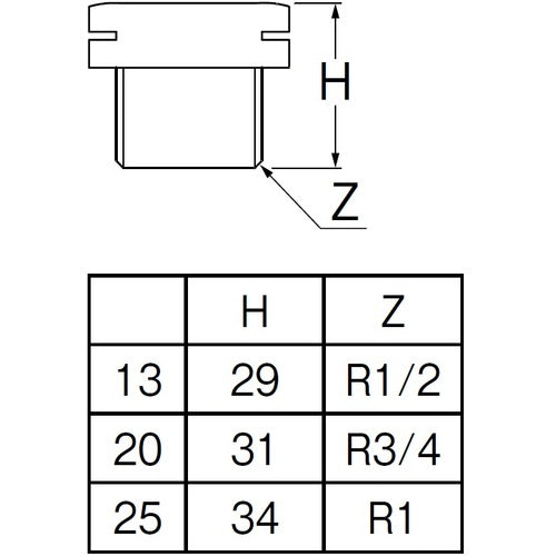 SANEI PC plug TXH760-13-ZA 1 piece