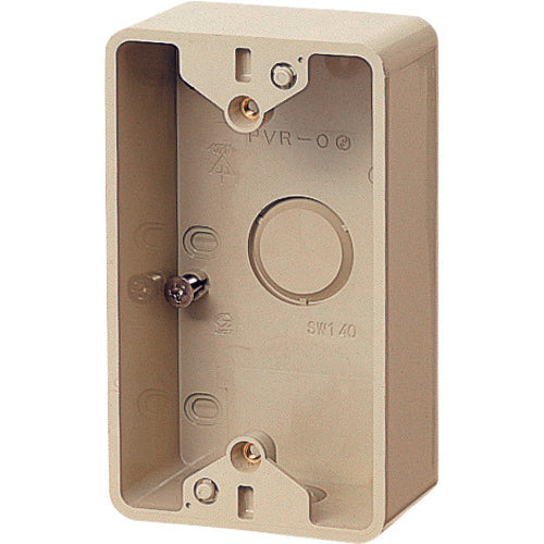 Mirai Exposed Switch Box Blank PVR-0J 1 piece