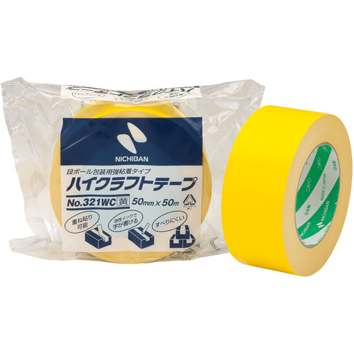 Nichiban High Craft Tape 321WC Yellow-50 50mm x 50m 321WC2-50 1 roll