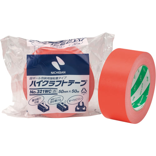 Nichiban High Craft Tape 321WC Red-50 50mm x 50m 321WC1-50 1 roll
