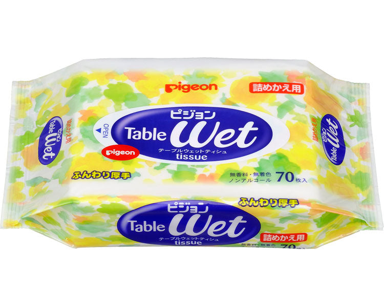 Table Wet Wipes Refill / 1039810 70 sheets 1 case (24 bags)
