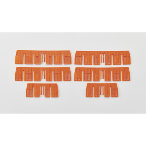 TRUSCO Interlocking Resin Platform Truck Beetle 700X450 Swivel 3 Wheels Spill Prevention Set with Brazed Stopper BT700KJ3-E100T 1 Unit