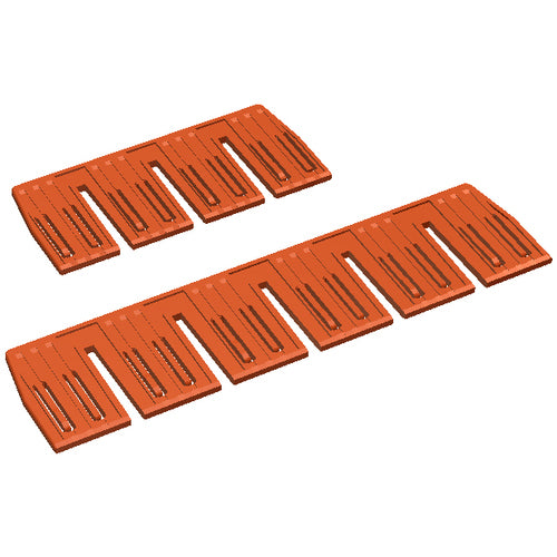 TRUSCO 連結式樹脂製平台車 ビートル 900X600 自在3輪 コボレ止めセット とめたろう付 BT900KJ3-E100T 1 台