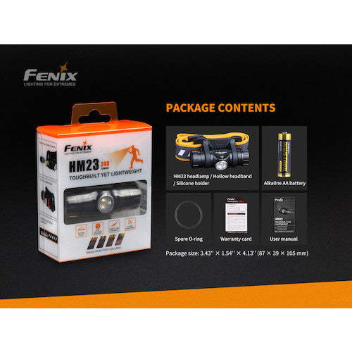 FENIX LED 헤드라이트 HM23 HM23 1개