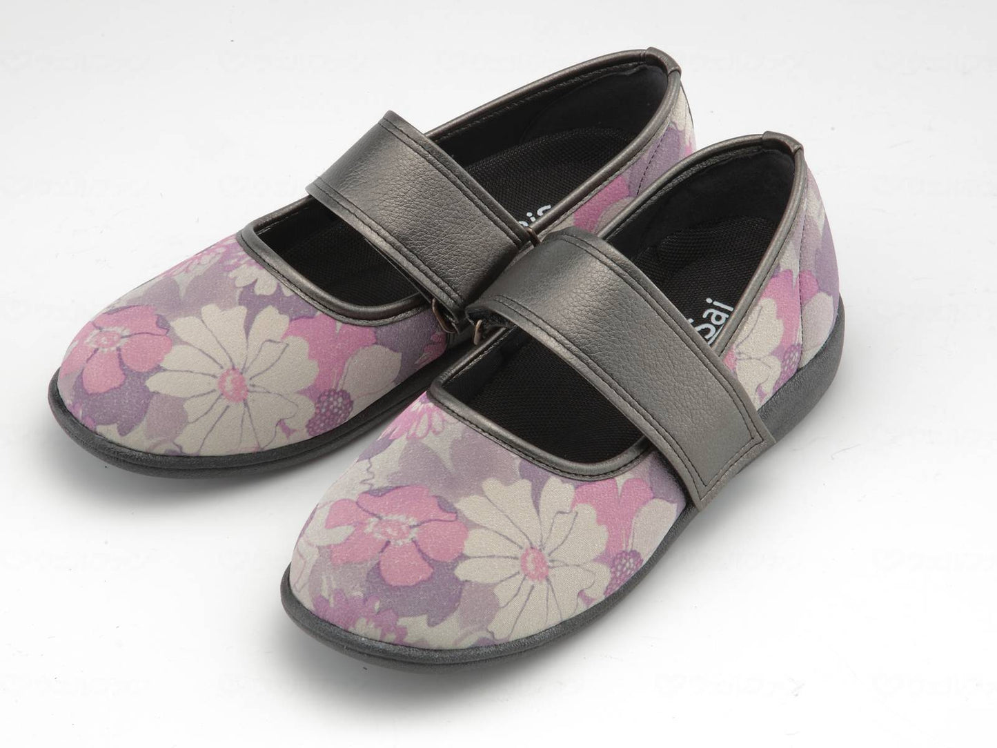 マリアンヌSaiSai フラワープリント W941 フルールパープル 23.5