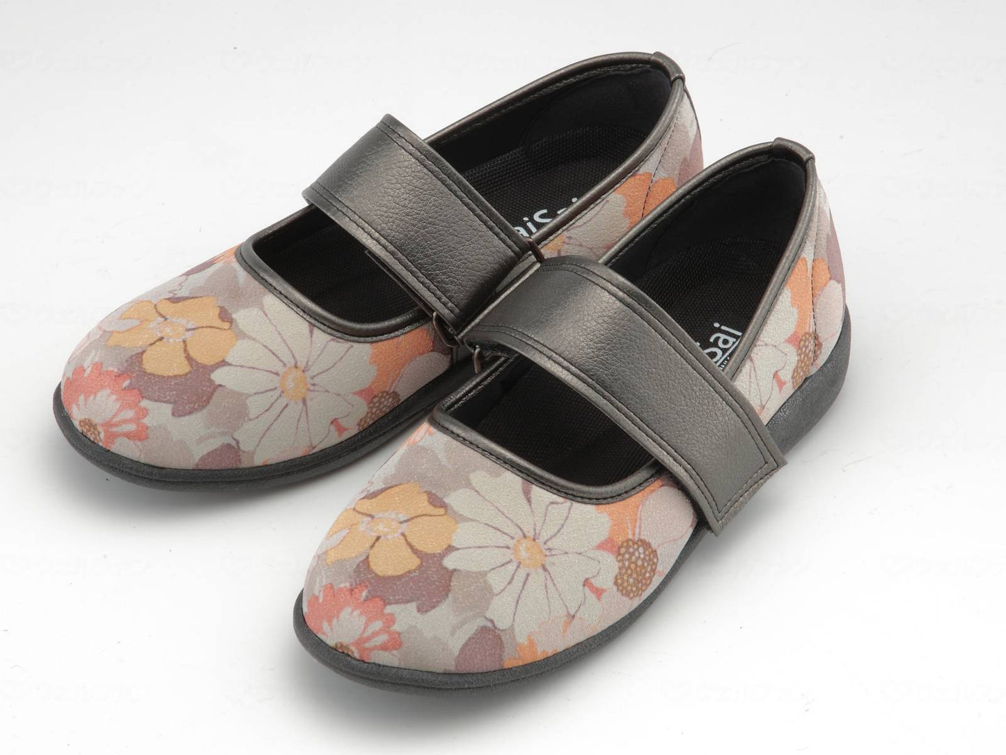 マリアンヌSaiSai フラワープリント W941 フルールオレンジ 21.5