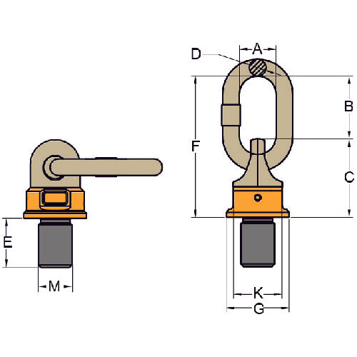 YOKE 슈퍼 포인트 M16X24 2.24t 8-251-014-02 1 개