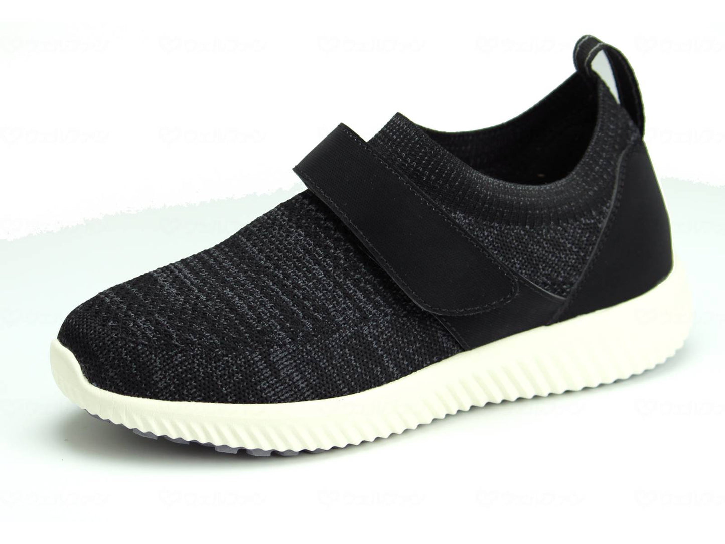 マリアンヌSaiSai ストレッチニットスニーカー WG110 ブラック LL