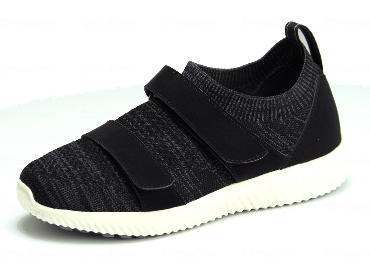 マリアンヌSaiSai ストレッチニットスニーカー WG120 ブラック LL