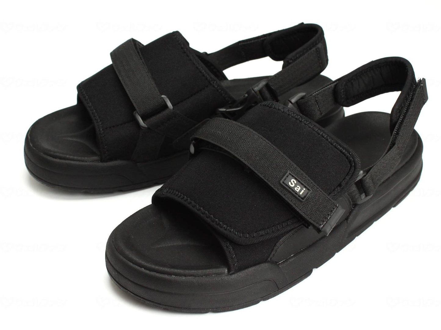 マリアンヌSaiSai ジャストフィットサンダル WG510 ブラック LL