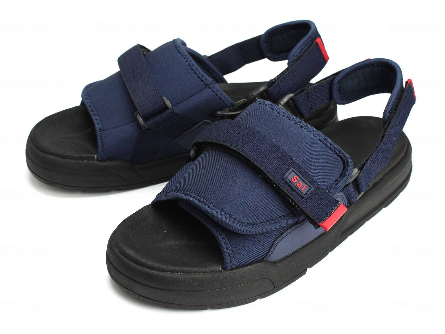 マリアンヌSaiSai ジャストフィットサンダル WG510 ネイビー L