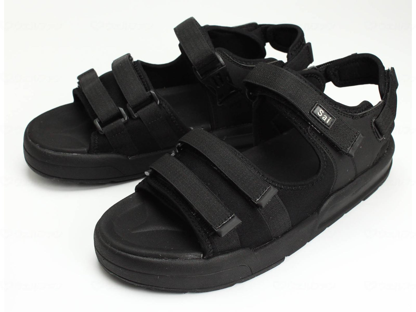 マリアンヌSaiSai ジャストフィットサンダル WG520 ブラック S