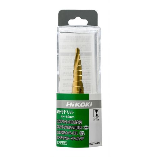HiKOKI Step Drill 4-12mm 0037-4479 1 piece
