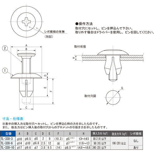Tochigiya Scrivet TL-330-6 500 pieces