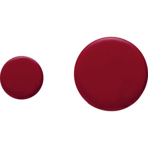 TRUSCO 強力マグネット 18mm 10個入 赤 SCM18-R-10P 1 PK