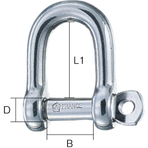 Wichard セルフロックDシャックル 1205 1205 1 個