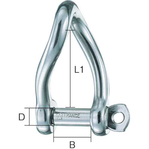 Witcher self-locking twist shackle 1224 1224 1 piece