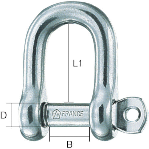 Wichard チタン製シャックル 51204 51204 1 個