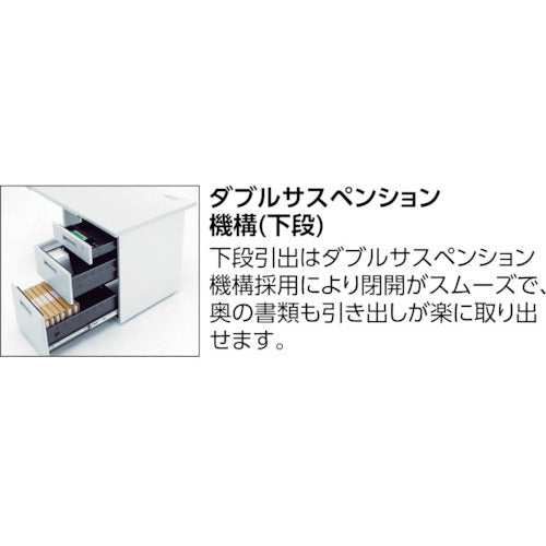 TRUSCO システムデスク ワゴン 2段 TWGN-2 1 台