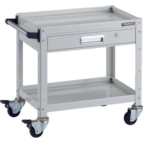 TRUSCO Tool Wagon Birdy Wagon 600X400 with Drawer White BDW-662V-W 1 Unit