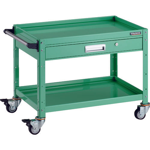 TRUSCO 툴 왜건 버디 왜건 750X500 인출부 우레탄 바퀴 영 그린 BDW-672VU-YG 1대