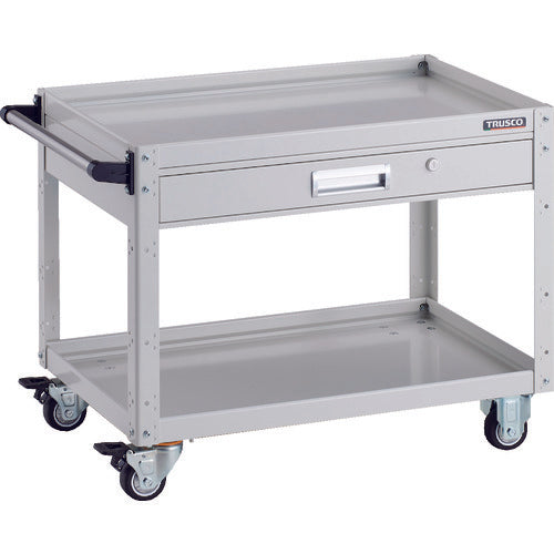 TRUSCCO 툴 왜건 이글 왜건 750×500×H600 인출부 우레탄 바퀴 화이트 EGW-672VU-W 1대