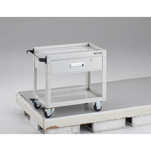 TRUSCO Tool Wagon Eagle Wagon 600 x 400 x H600 with 1 deep drawer White EGW-662Y-W 1 unit