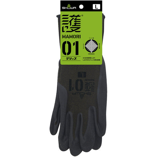 SHOWA 호 (MAMORI) 01 그립 L 사이즈 MAMORI01-L 1 쌍