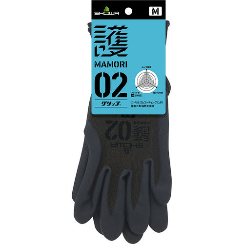 SHOWA MAMORI 02 Grip, Medium size MAMORI02-M 1 pair