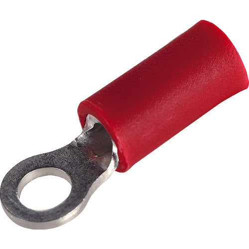 TRUSCO Insulated Crimp Terminal Straight Round (100 pieces) T-RAV1.25-S4-R 1 box