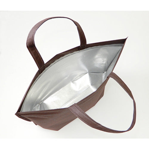 エーワン カラークール チャックシールトート 大 ダークブラウン LC0630AG20 1 袋