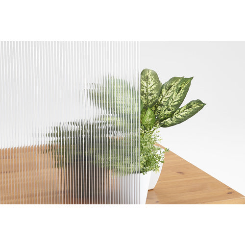 TRUSCO ポリカーボネート中空ボード910X1820X6mm 透明 PTP6-1890TM 1 枚