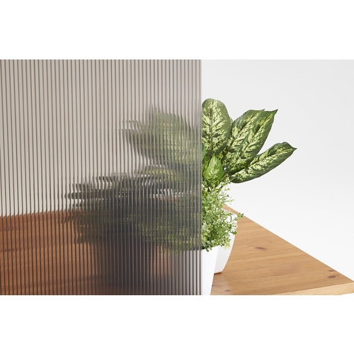 TRUSCO Polycarbonate Hollow Board 910X2100X4mm Brown Smoke PTP4-2190BR 1 sheet