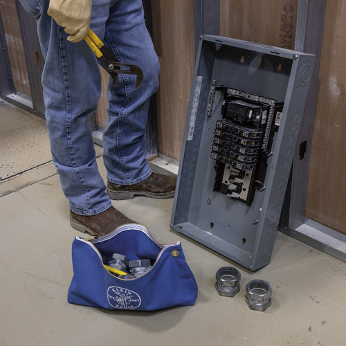 KLEIN Tool Pouch Large Blue 5539LBLU 1 pc