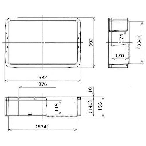 YAZAKI Polytainer 27.5L Blue PT-28C ST B10 1 piece