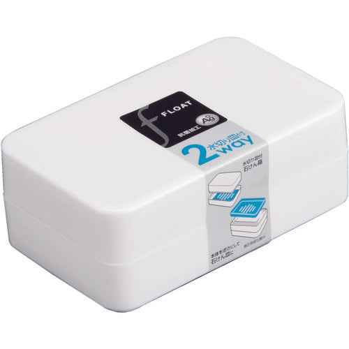 TONBO 플로트 비누 상자 물 절단 접시 화이트 07753 1 개