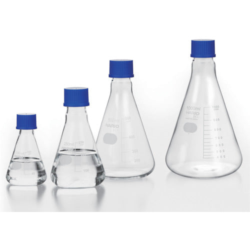 HARIO Heat-resistant screw-top Erlenmeyer flask 500ml NSF-500-SCI 1 piece