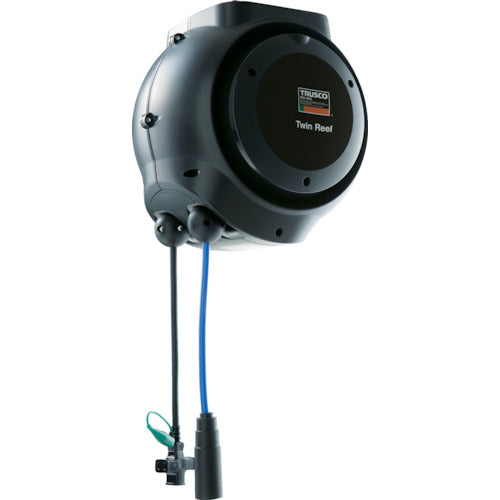 TRUSCO Twin Reel Air Φ8.0 x 10M Cord 3-core x 10M TAC10-80-3 1 unit