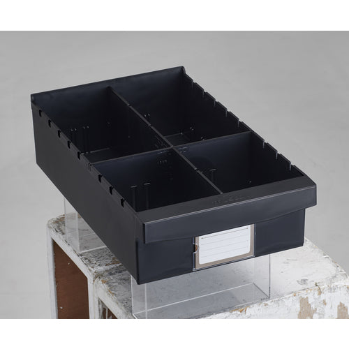 TRUSCO パーツケース WUW型 バンラックケース 導電タイプ L型用引出仕切り板ML2用 ML-ED 1 枚